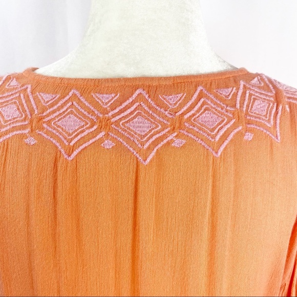 Lilly Pulitzer Target Coral Tunic Top Blouse - Picture 6 of 8